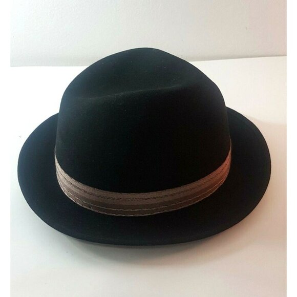 Vintage BILTMORE SENATOR Hat Black Campeau 6 5/8 53 cm Made in Canada - Picture 9 of 11